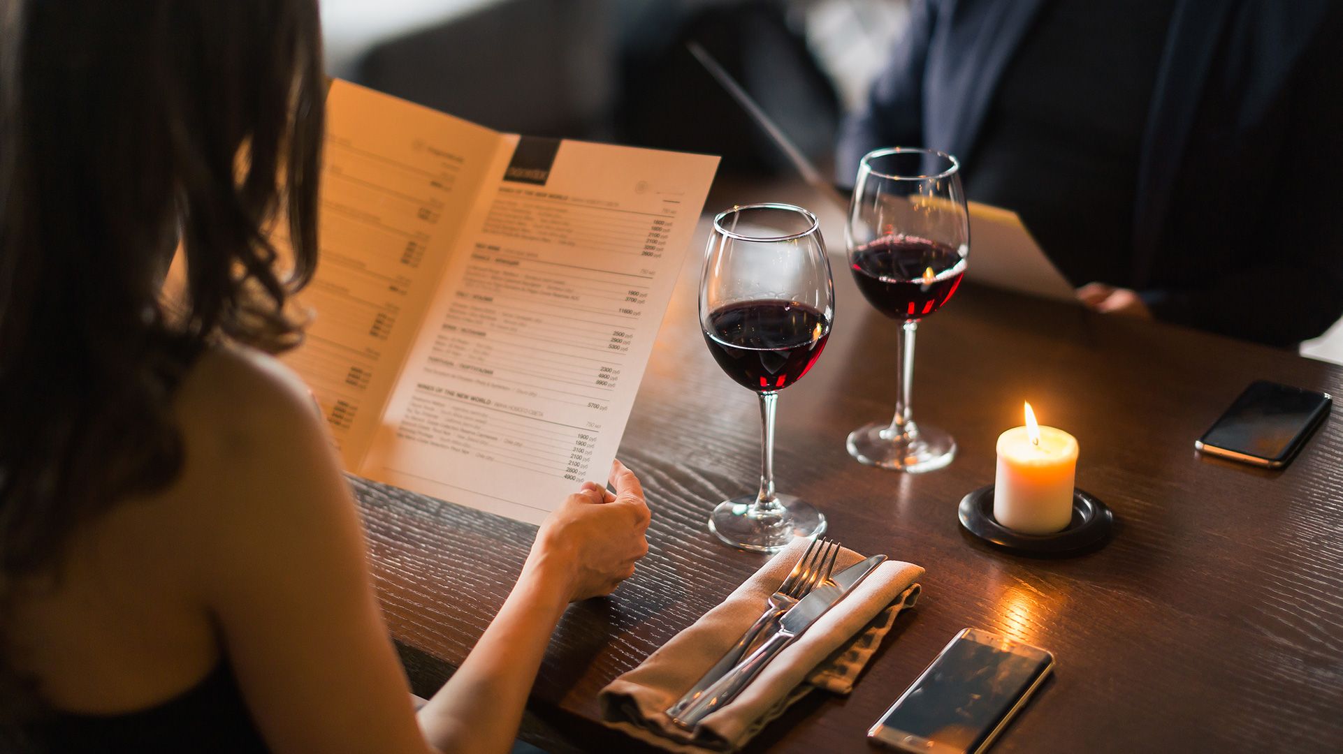 Carta de vinhos para hotéis